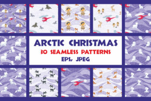 Arctic Christmas Patterns for Editorial Elegance