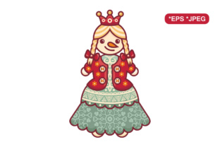 Christmas Figure Icons for Seasonal Design