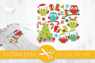 Christmas Tree Owls for Crafts