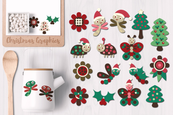 Cute Christmas Bugs