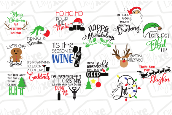 Funny Christmas Bundle for Crafts
