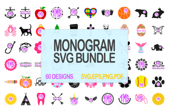 Monogram Bundle for Crafts