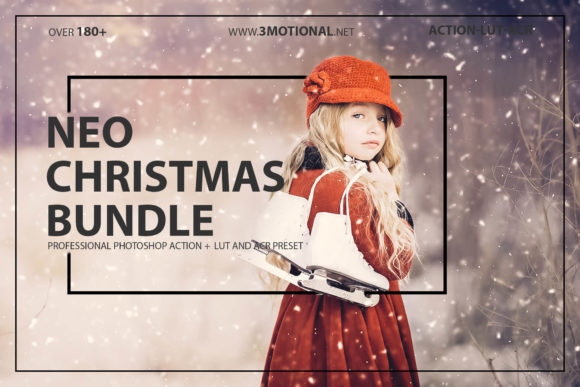 Neo Christmas Theme Bundle Color Grading for Actions Amp