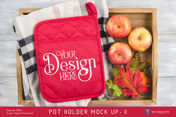 Pot Holder Mock Up for Kitchen Scenes