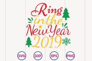 Ring in the New Year SVG Design for Crafts
