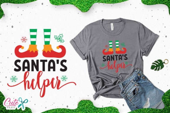 Santa’s Helper, Christmas Cut Files for Crafters