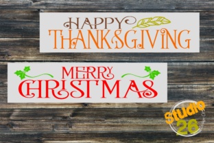 Thanksgiving Christmas Bundle- 2 Files for Crafts